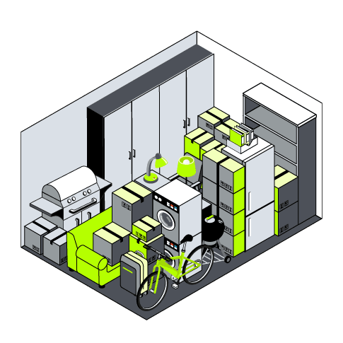 Control Space - Self Storage Area: 11m<sup>2</sup>