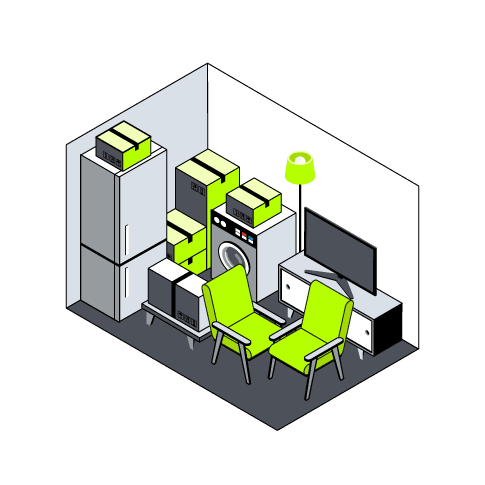 Control Space - Self Storage Area: 6m<sup>2</sup>