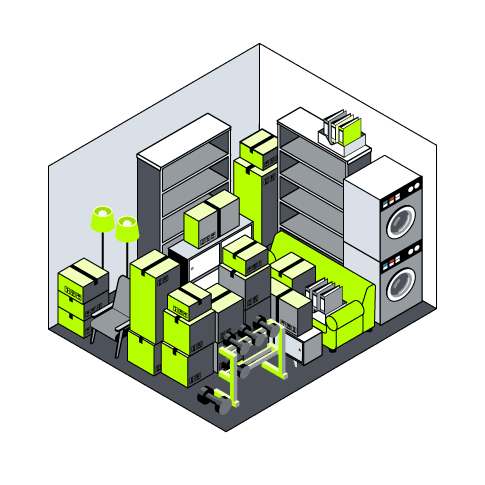 Control Space - Self Storage Área: 5m<sup>2</sup>