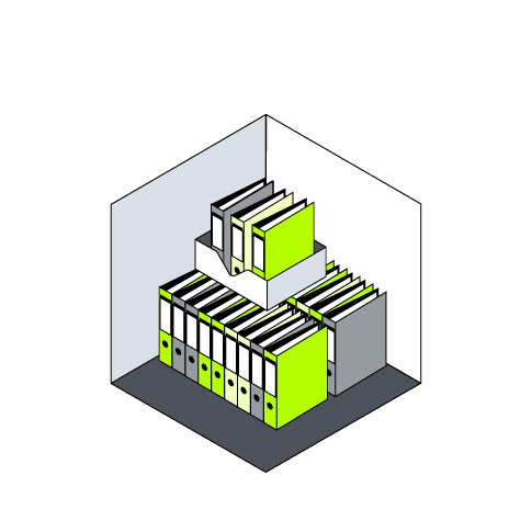 Control Space - Self Storage Area: 1m<sup>2</sup>